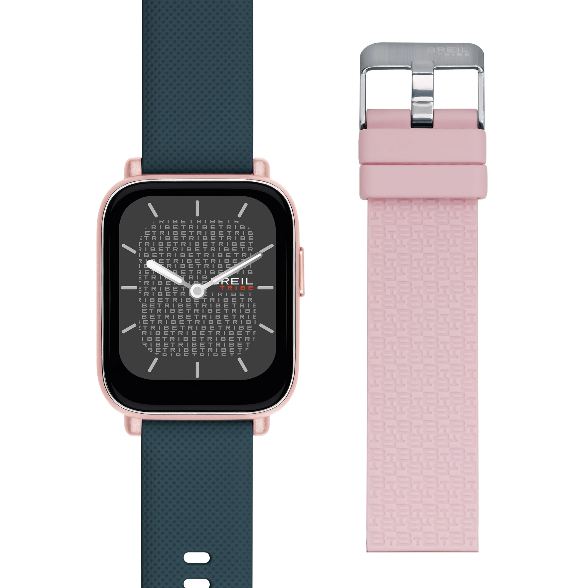 SBT-1 - SMARTWATCH WITH DOUBLE STRAP AND IP ROSE CASE - 1 - EW0603 | Breil