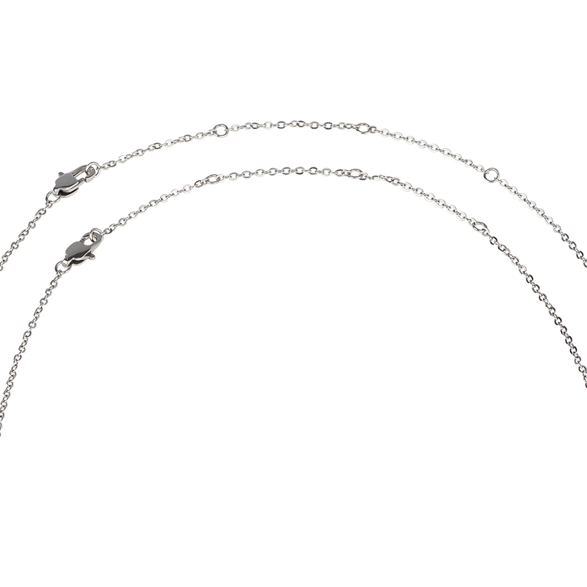 ROCKERS JEWELS - DOUBLE WOMAN NECKLACE IN STEEL WITH SQUARE STUDS - 2 - TJ2812 | Breil