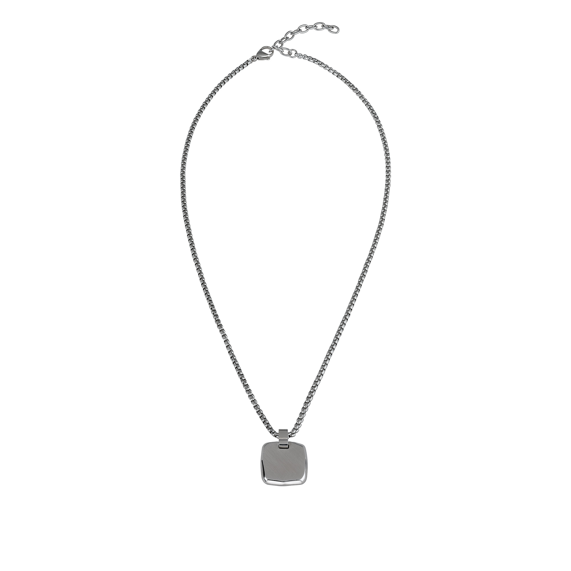 B SEAL - STEEL NECKLACE WITH CUSTOMIZABLE TAG - 3 - TJ2952 | Breil