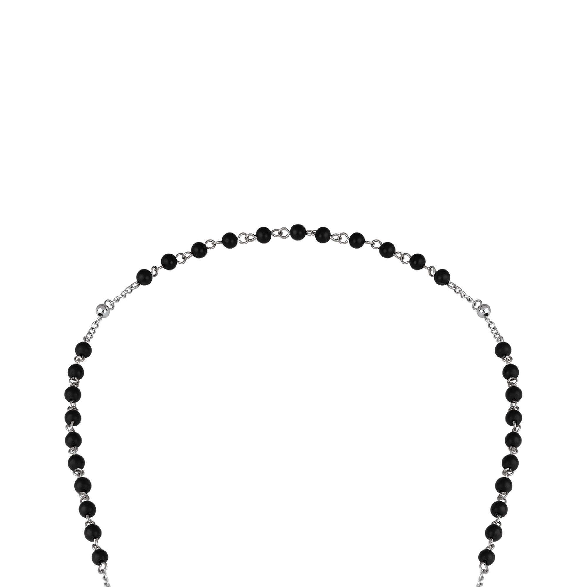 CODE - ONIX AND STAINLESS STEEL NECKLACE - 2 - TJ2990 | Breil