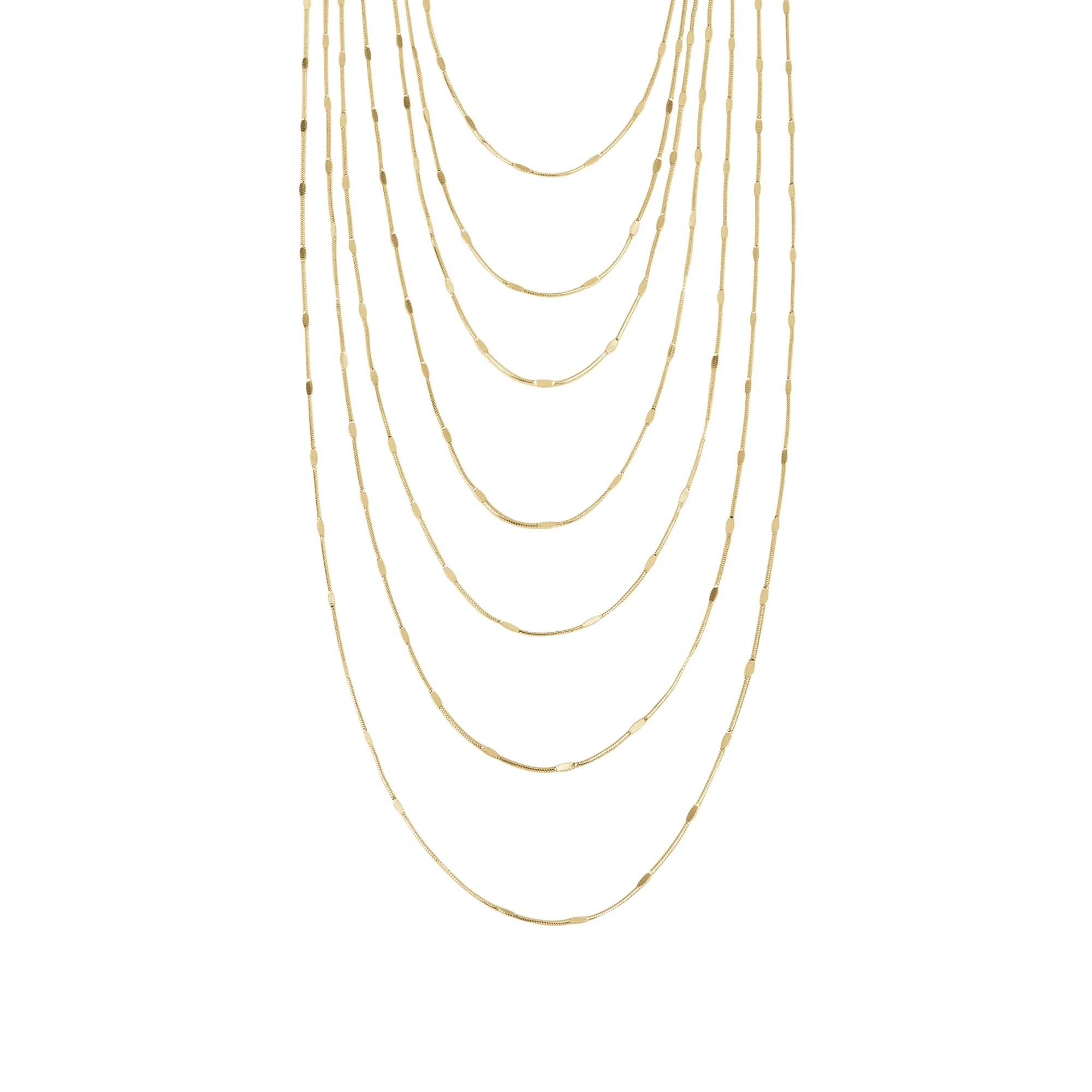SINUOUS - IP GOLD POLISHED STAINLESS STEEL NECKLACE - 1 - TJ3016 | Breil
