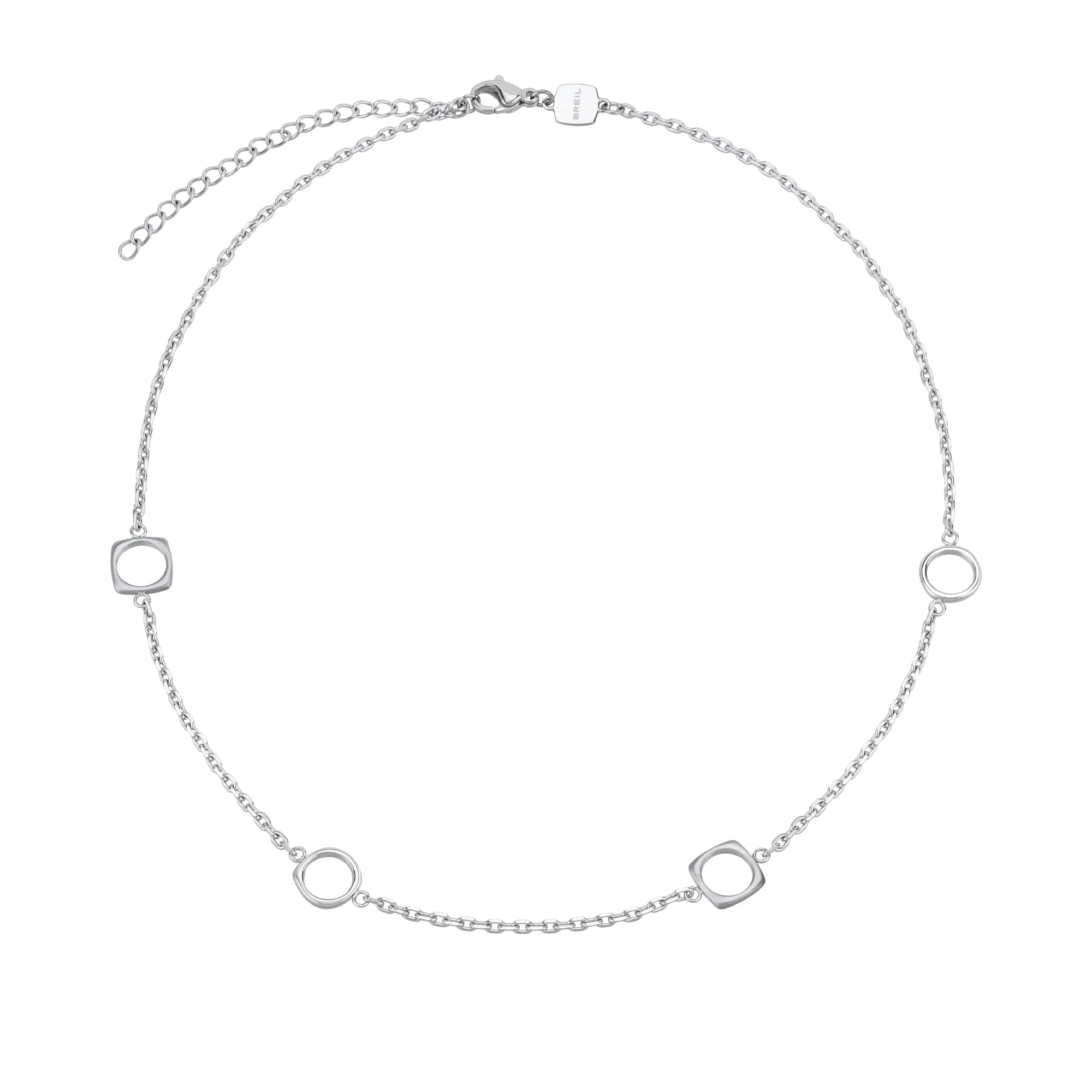 NEW TETRA - STAINLESS STEEL NECKLACE WITH MICRO-CHAIN - 1 - TJ3167 | Breil