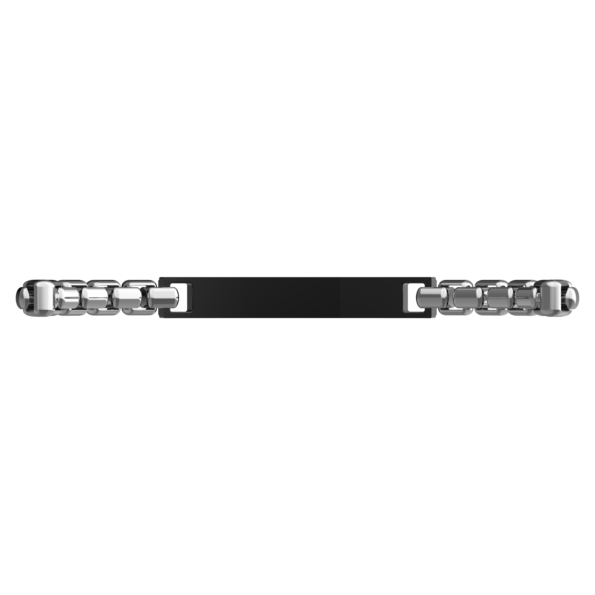TAG AND CROSS - TWO-COLOR STEEL BRACELET WITH CUBIC ZIRCONIA - 2 - TJ3221 | Breil