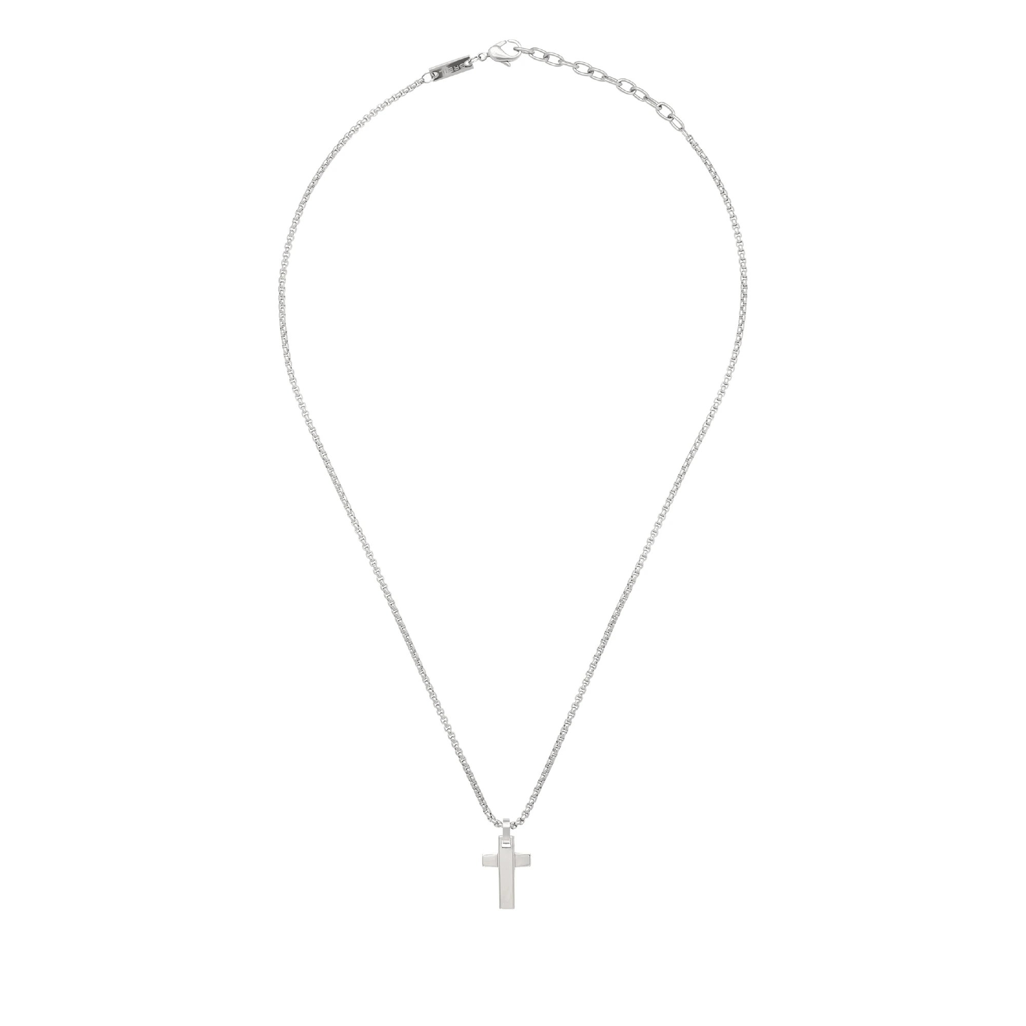 TAG AND CROSS - STAINLESS STEEL NECKLACE WITH PENDANT - 1 - TJ3228 | Breil