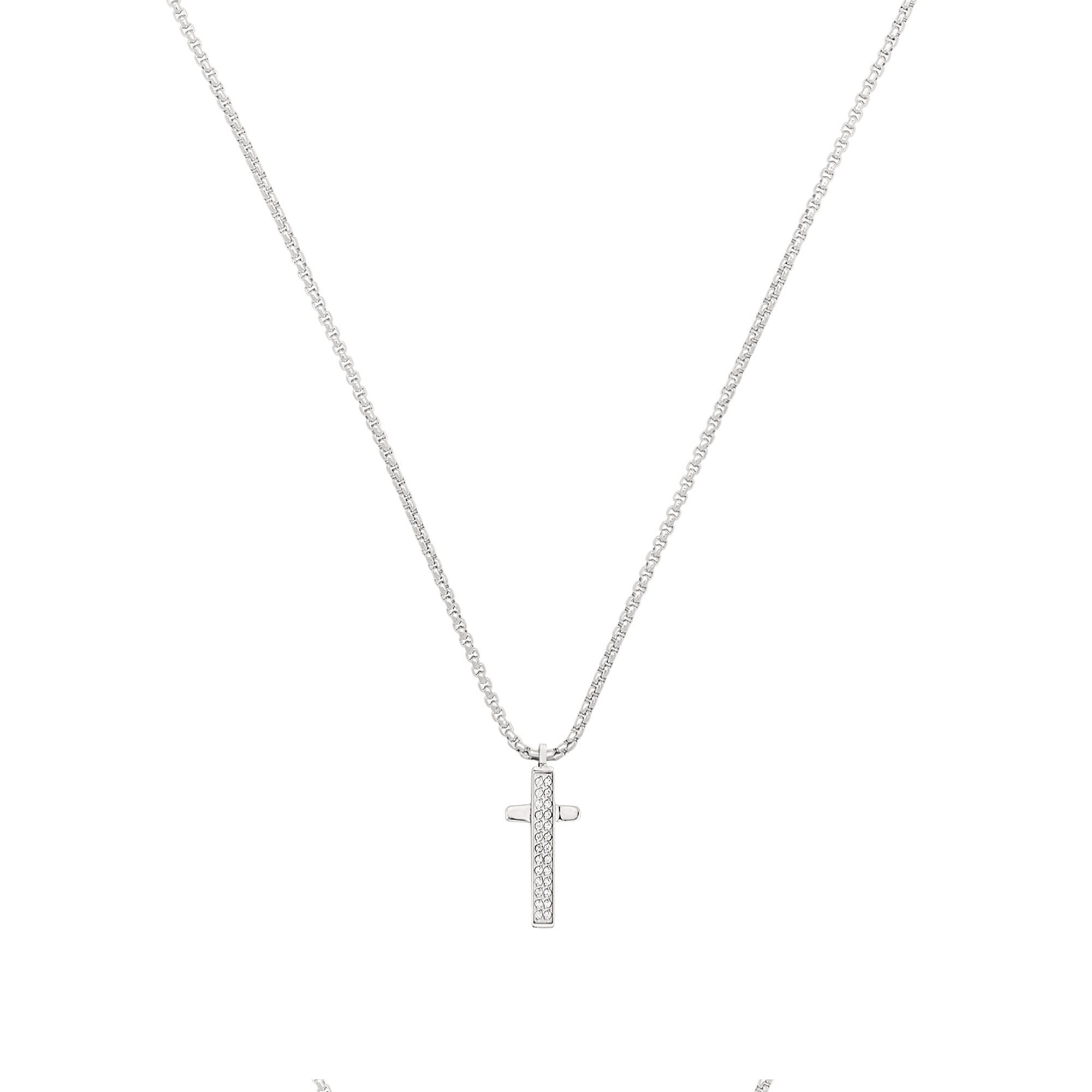LIGHT ROW - STAINLESS STEEL NECKLACE WITH CUBIC ZIRCONIA - 2 - TJ3360 | Breil